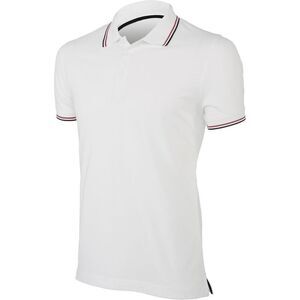 Kariban Mens Contrast Polo Shirt / White